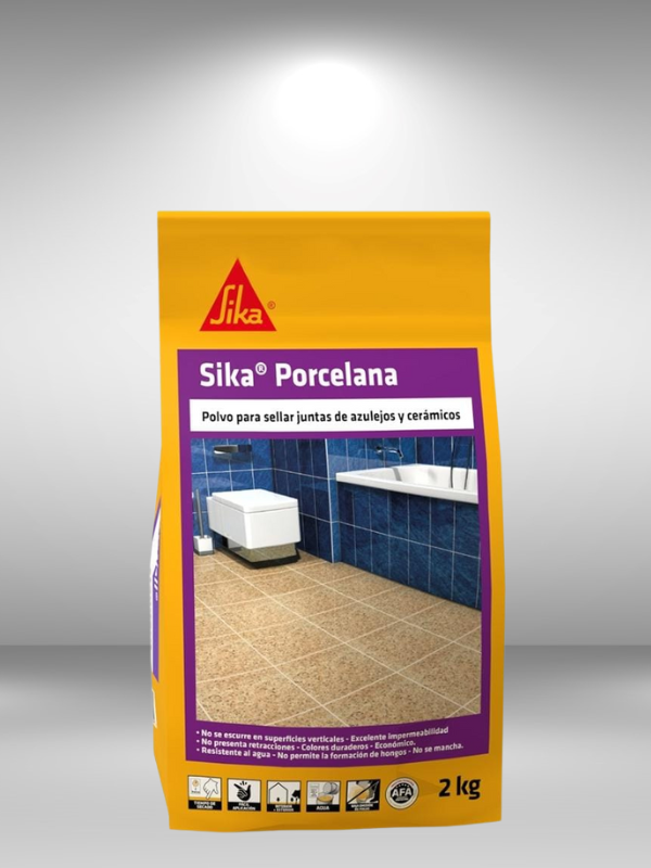 SikaCeram Porcelana Almendra y Blanco 2kg