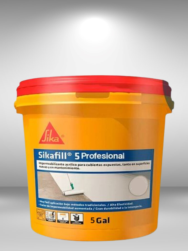 SikaFill Profesional Blanco y Gris 5gal